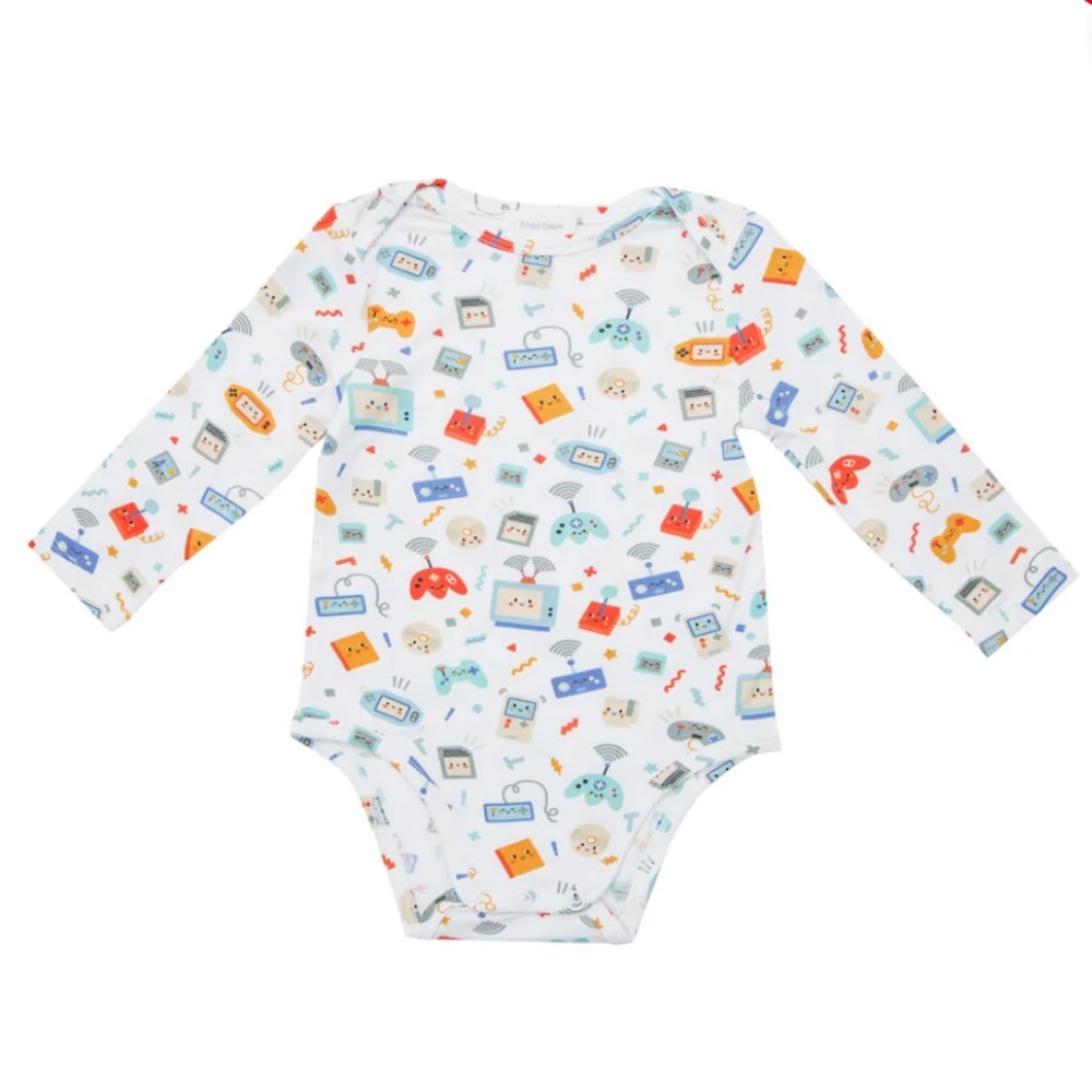 NWT Angel Dear Retro Gaming Bamboo Bodysuit